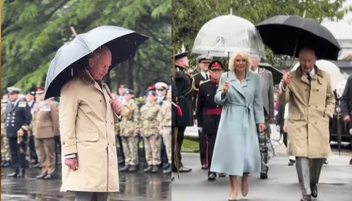 Septuagenarians King Charles and Queen Camilla perform royal duties amid Scotland rain
