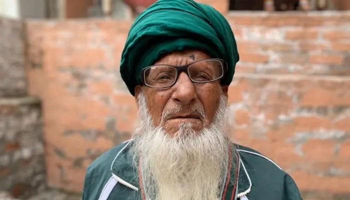 Pakistan’s first-ever international gold medallist wrestler Din Mohammad. — Geo News