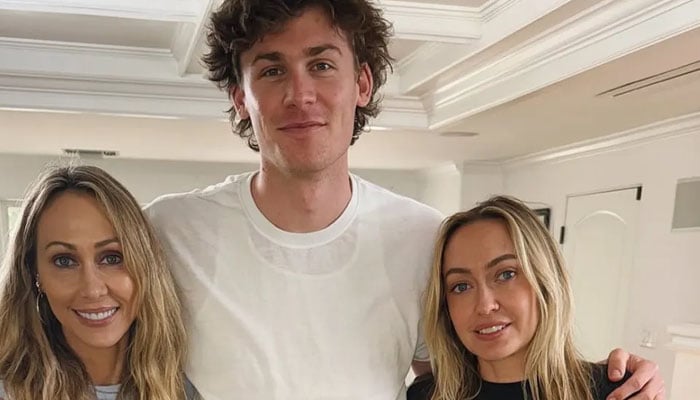 Tish Cyrus reveals heartwarming thing stepson said at Dominic Purcell wedding