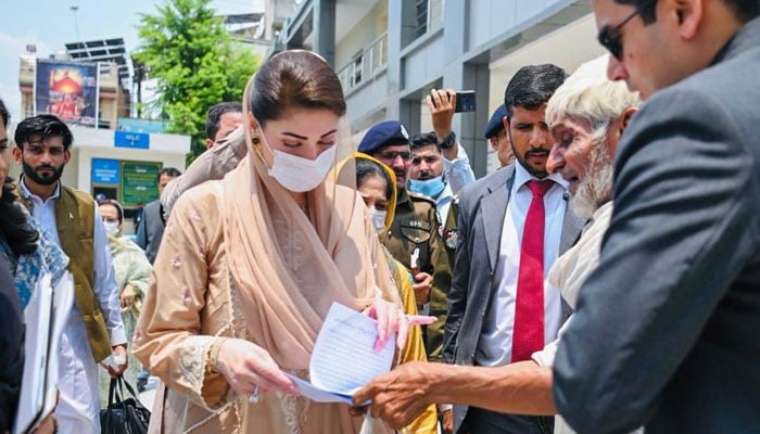 Punjab Chief Minister Maryam Nawaz makes surprise visit to District Headquarters Hospital (DHQ) Pakpattan, Punjab, July 4, 2025. — Facebook/@TheMaryamNSharif