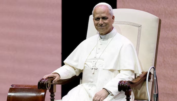 Pope Leo XIV looks on during a meeting promoted by the Dicastery for the Clergy in Rome, Italy, June 26, 2025. — Reuters