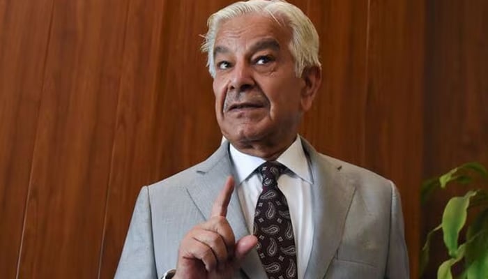 Defence Minister Khawaja Asif. — Reuters/File