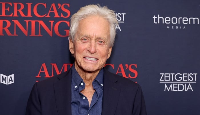 Photo: Michael Douglas shares his views on USA democracy