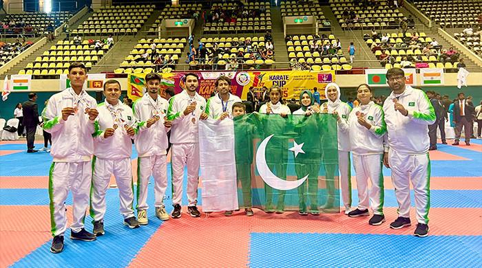 Pakistani karatekas clinch 10 medals at South Asian Karate Championship