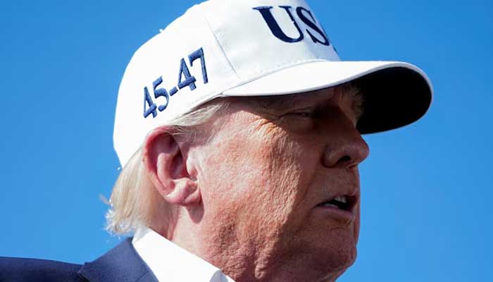US President Donald Trump speaks to members of the media upon his arrival at Morristown Airport, in Morristown, New Jersey, US, July 6, 2025. — Reuters