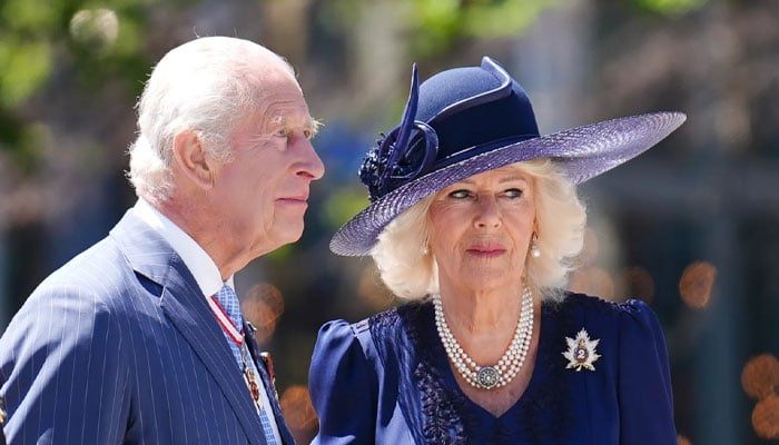 Queen Camilla’s sparkling nod to Scotland turns heads at garden party