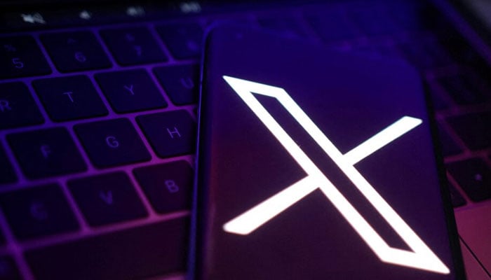 The new logo of X is seen in this illustration taken, July 24, 2023. — Reuters