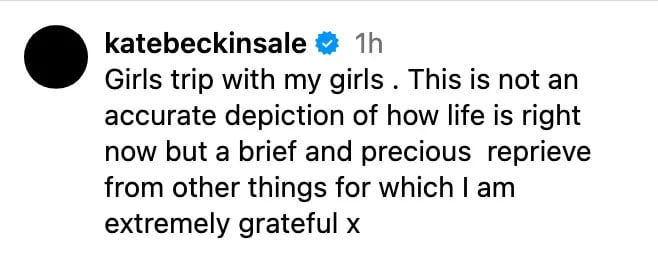 Kate Beckinsale tackles hard time with brief outing