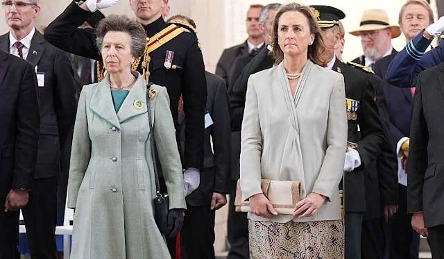 Princess Anne meets foreign royal as she arrives in Belgium with husband