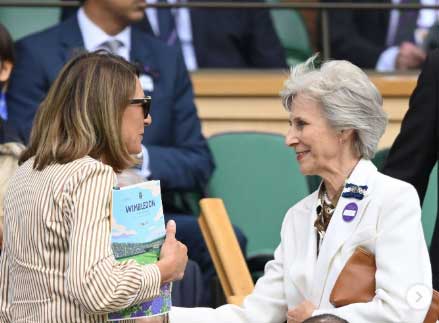 Carole Middleton with Duchess of Gloucester