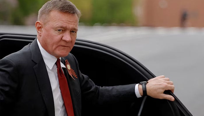 Russias former minister of transport Roman Starovoit arrives at a meeting of President Vladimir Putin with Venezuelan President Nicolas Maduro at the Kremlin in Moscow, Russia, May 7, 2025. — Reuters