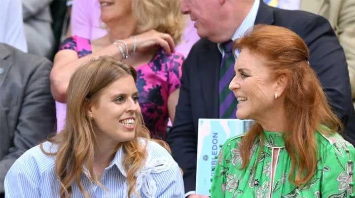 Princess Beatrice, Sarah Ferguson join celebrities at Wimbledon
