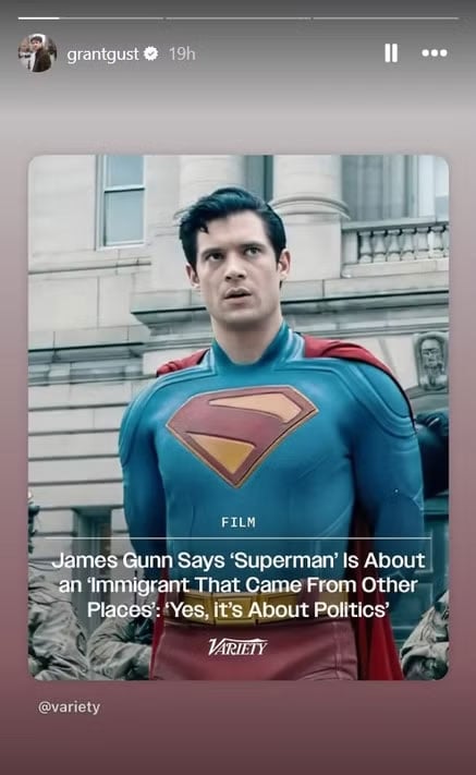 The Flash star reacts to Superman is an immigrant story
