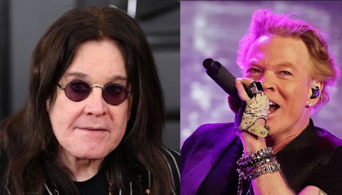 Ozzy Osbourne meets Axl Rose for the first time