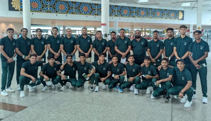 Pakistan U18 Hockey Team going to China for the AHF Junior Mens Asia Cup 2025. — Instagram/@pakhockeyofficial