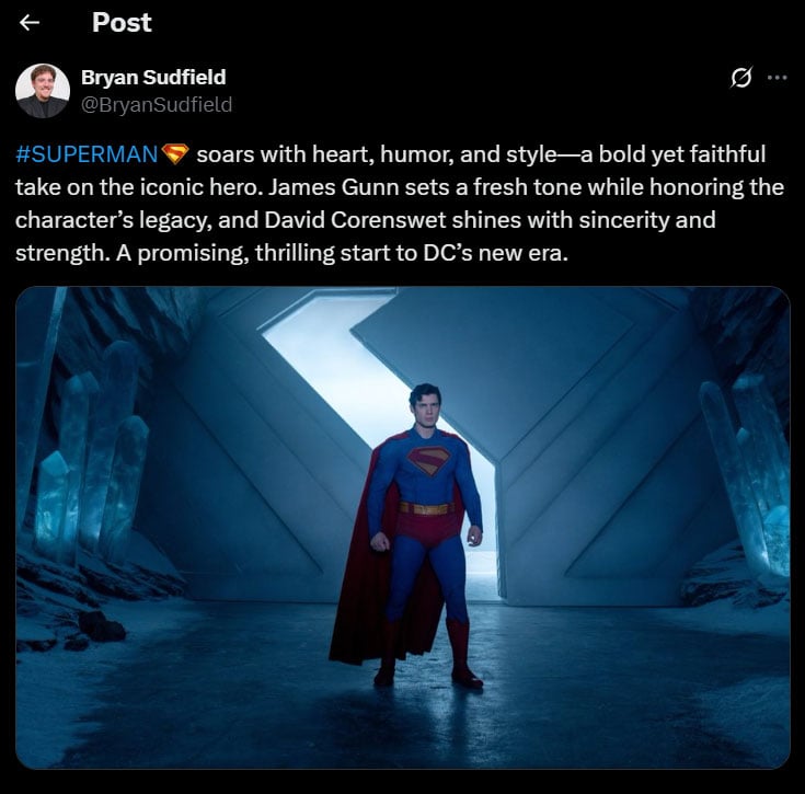 Critics share verdict on new Superman