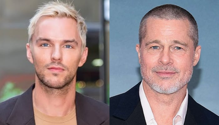 Nicholas Hoult recalls stuttering when he met Brad Pitt