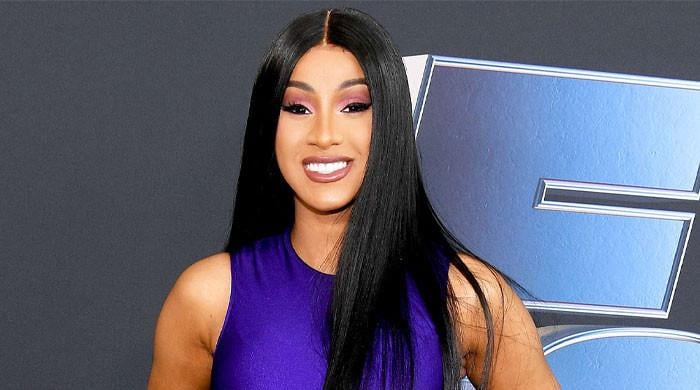 Cardi B makes dramatic entrance at Paris Fashion Week
