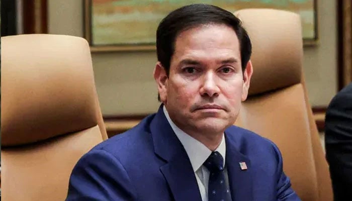 US Secretary of State Marco Rubio looks on during a meeting. —AFP/File