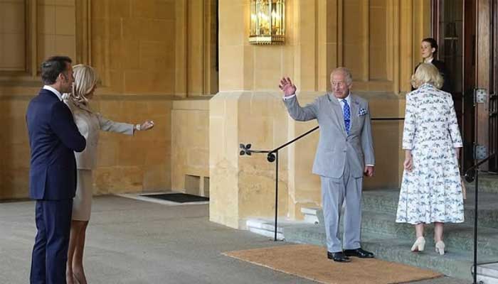 Queen Camilla gets roasted over awkward photo with guests