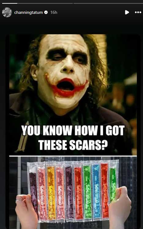 Channing Tatum reveals how Heath Ledger’s Joker got those scars