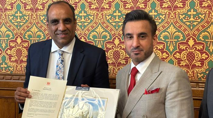 British-Pakistani entrepreneur honoured at UK Parliament for Pakistan investments