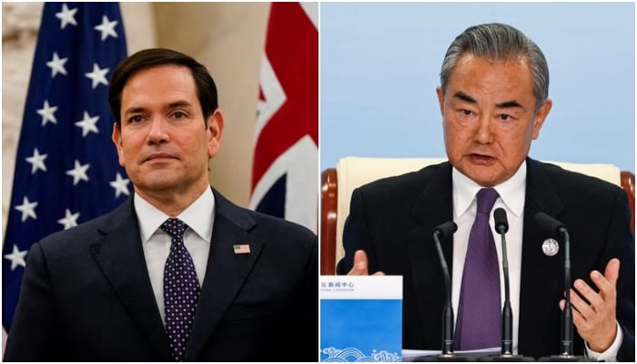 US Secretary of State Marco Rubio (left) and Chinese Foreign Minister Wang Yi. — Reuters/File