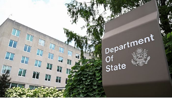 A general view of the US State Department building in Washington, DC, US, July 11, 2025. — Reuters