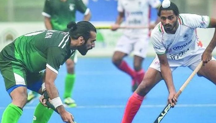 Pakistan likely to miss Asia Cup Hockey in India over 'security concerns' 1 Pakistan and Indian hockey team players pictured during a match. — AFP/File