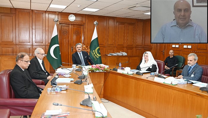 Chief Justice of Pakistan Yahya Afridi chairs a meeting of Supreme Judicial Council at Supreme Court Islamabad on July 12, 2025. — Supreme Court website
