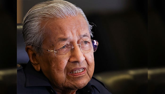 Former Malaysian Prime Minister Mahathir Mohamad holds a press conference at Putrajaya, Malaysia December 10, 2024. — Reuters
