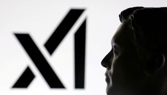 A 3D-printed miniature model of Elon Musk and the xAI logo are seen in this illustration taken January 23, 2025.— Reuters