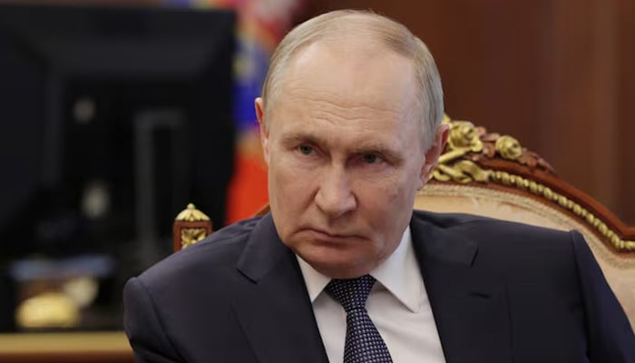 Russian President Vladimir Putin attends a meeting with Belgorod region governor Vyacheslav Gladkov in Moscow, Russia, July 11, 2025. — Reuters