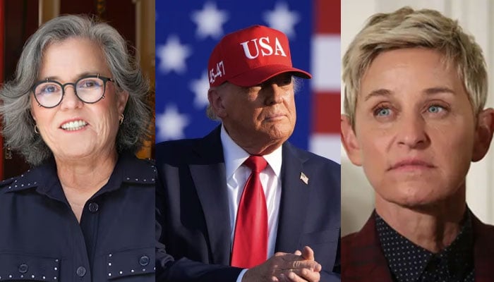 Ellen DeGeneres rushes to Rosie ODonnells support after Donald Trumps threat