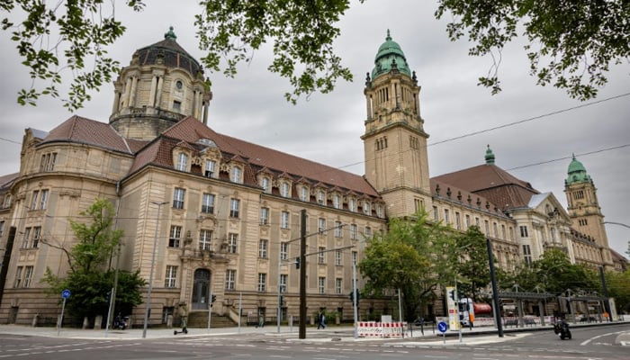 Düsseldorf Higher Regional Court (Oberlandesgericht Düsseldorf) in Düsseldorf, Germany. — AFP