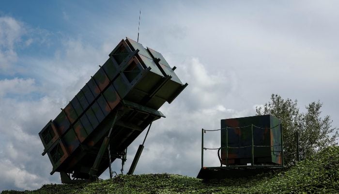 A launcher of a Patriot air defence system of the Ukrainian Air Forces is seen on the ground, amid Russias attack on Ukraine, in an undisclosed location, Ukraine August 4, 2024. — Reuters