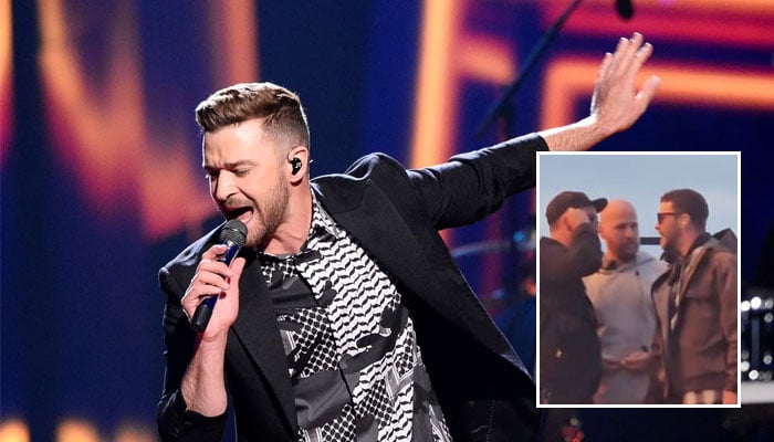 Justin Timberlake loses cool at crew over onstage glitches