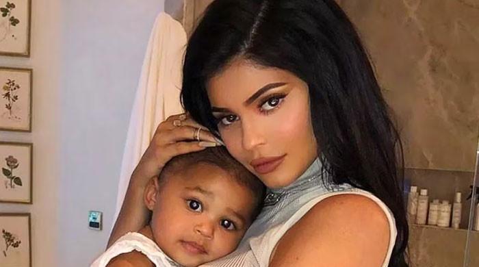 Kylie Jenner teams up with Stormi for sweet makeup tutorial