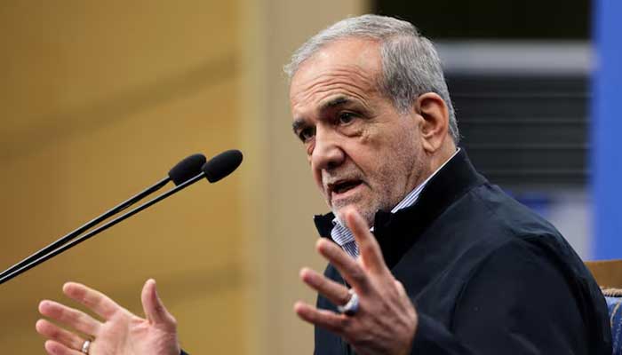 Irans President Masoud Pezeshkian attends a press conference in Tehran, Iran, September 16, 2024. — Reuters