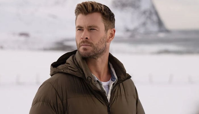 Chris Hemsworth promotes Limitless on social media with family photos from premiere