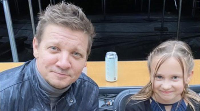 Jeremy Renner and daughter Eva
