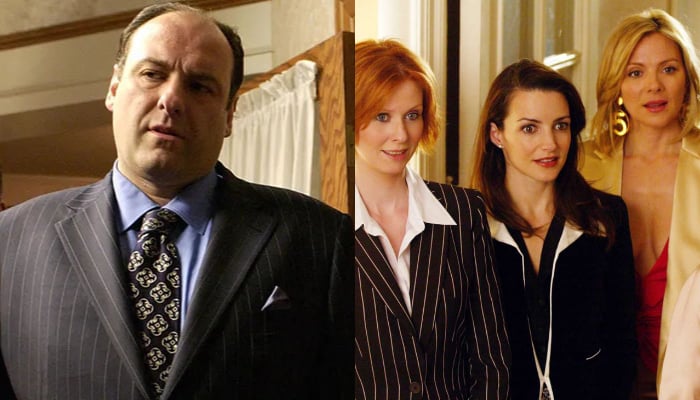 The Sopranos and SATC  filmed at the same location once, but the drug lord show wouldnt share food