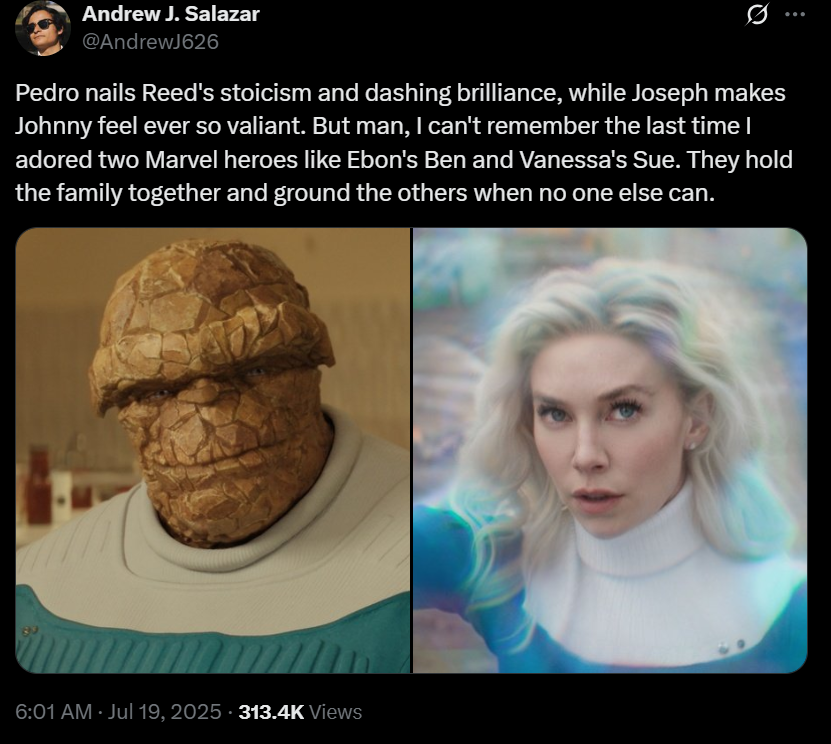 Fantastic Four: First Steps hailed by critics, Pedro Pascal dubbed perfect Reed