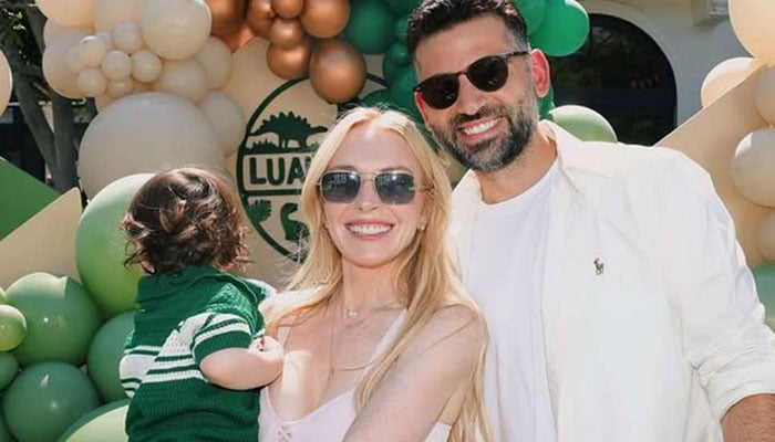 Lindsay Lohan reflects on her son Luai