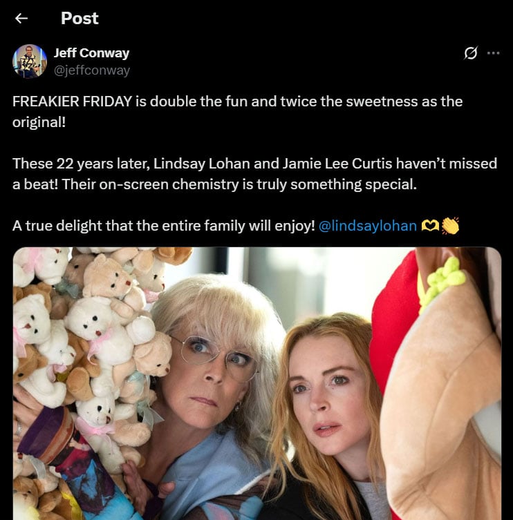 Critics get honest about Freakier Friday