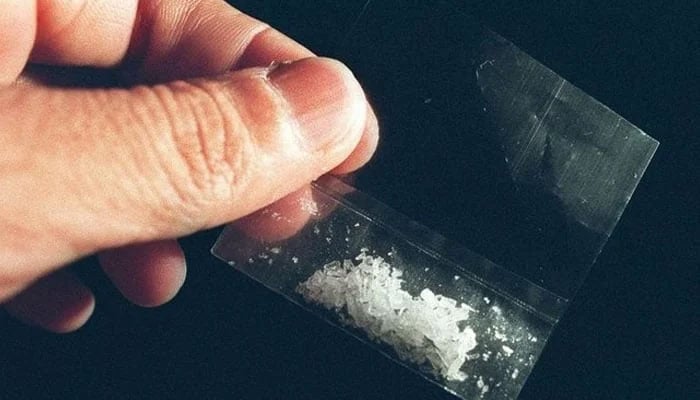 This representational image shows ice drug. — AFP/File