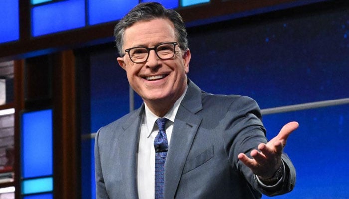 Stephen Colbert gleefully reacts to progress in Epstein case
