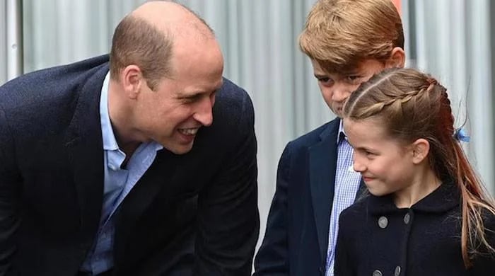 Princess Charlotte, Prince William exude identical faces as they watch Euro Cup