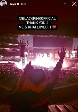 Zayn Malik, daughter Khai attend BLACKPINKs concert in NYC together