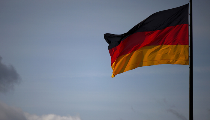 The German national flag flies in Berlin, Germany, April 5, 2022. — Reuters